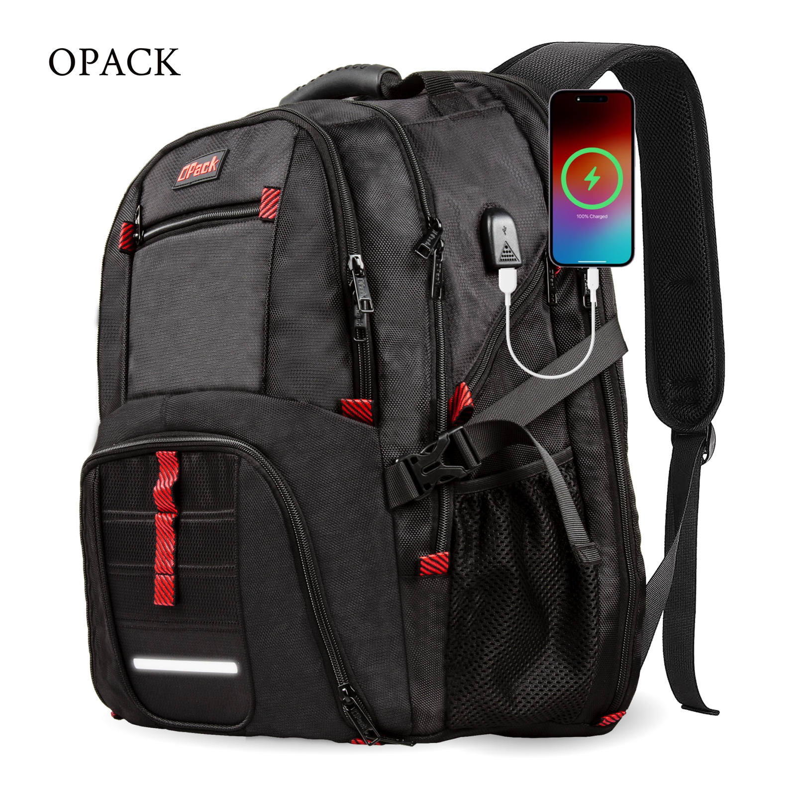 45L TSA Friendly Durable Travel Backpack Anti-Theft 17″ Laptop Bag