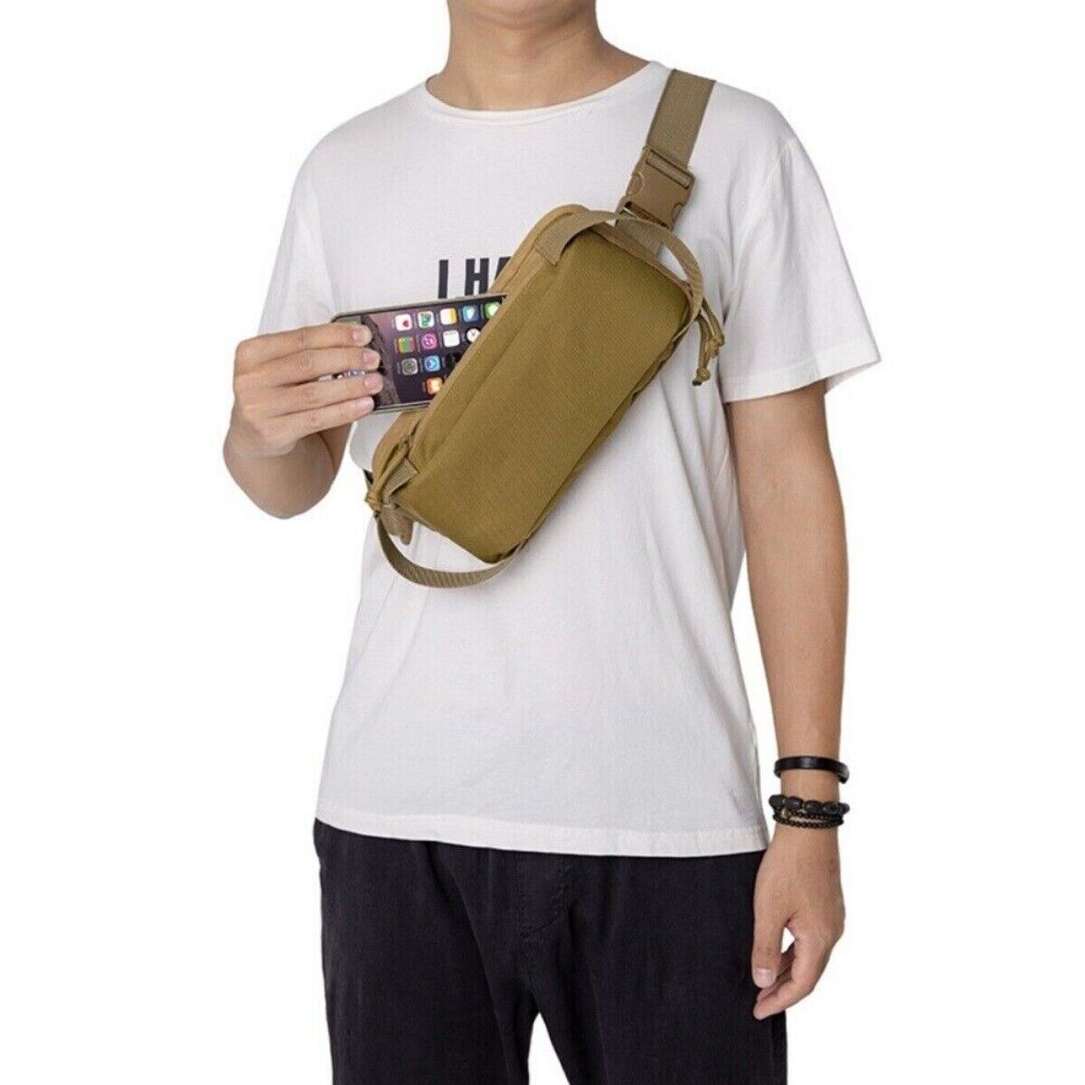 Multi-functional Running Fanny Pack Daily Cycling Mobile Storage Chest Bag