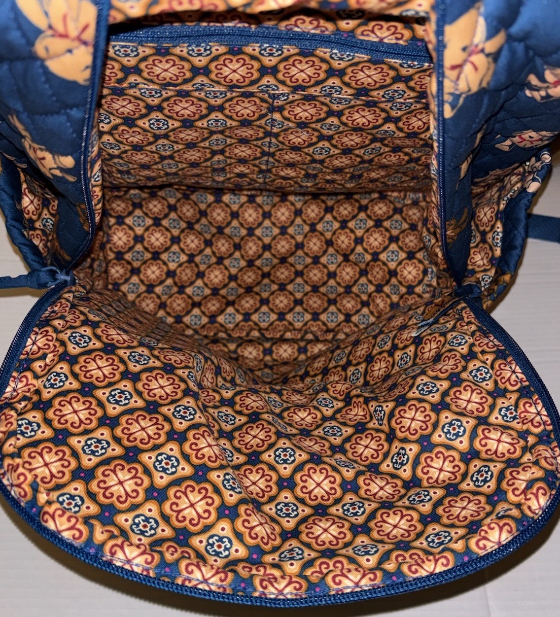 Vera Bradley Cotton Bancroft Backpack Bunch of Bears Teddy Bears NWT