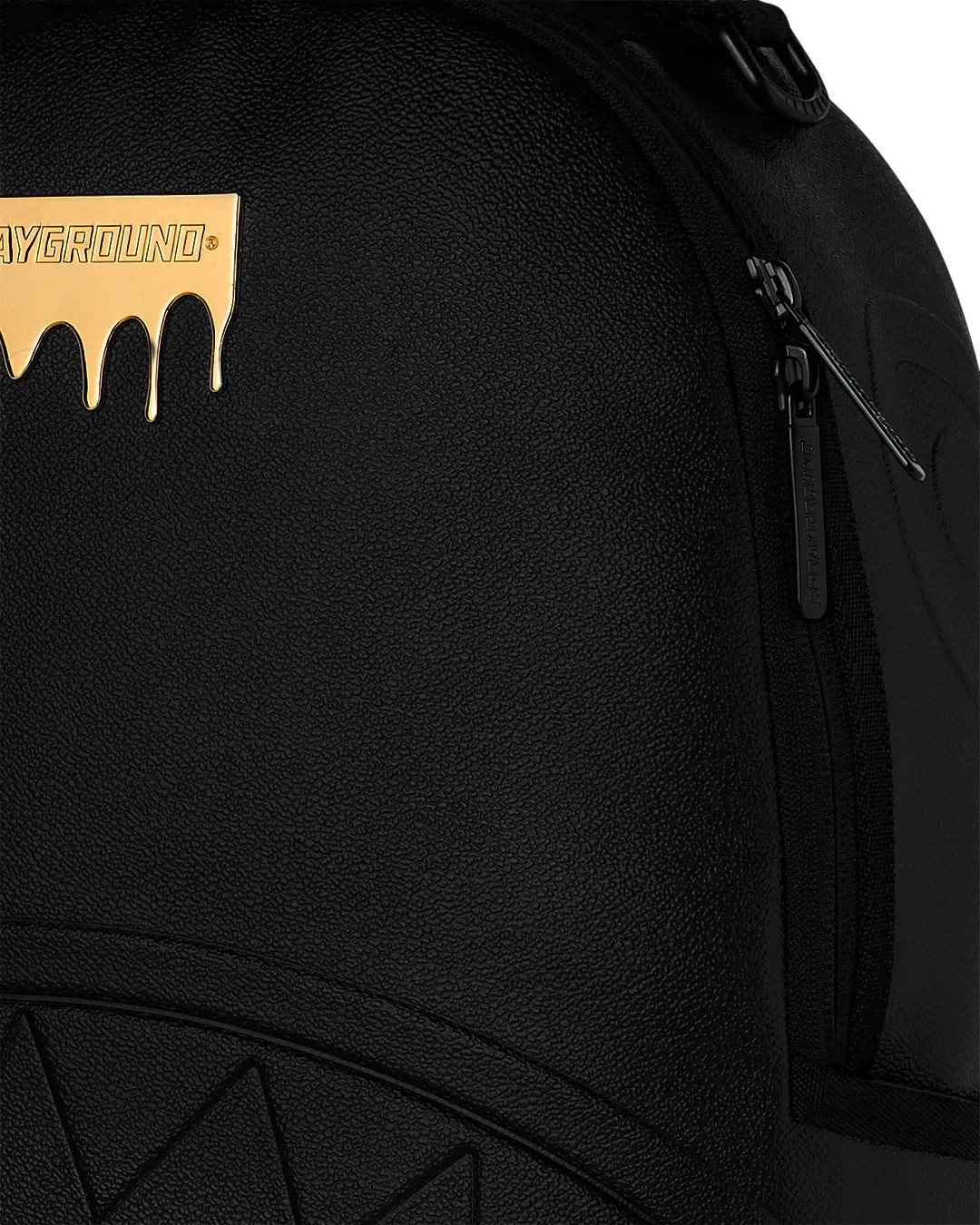 Sprayground Brick Gold Drip Backpack🔥Black Embossed Bookbag Large School Bag