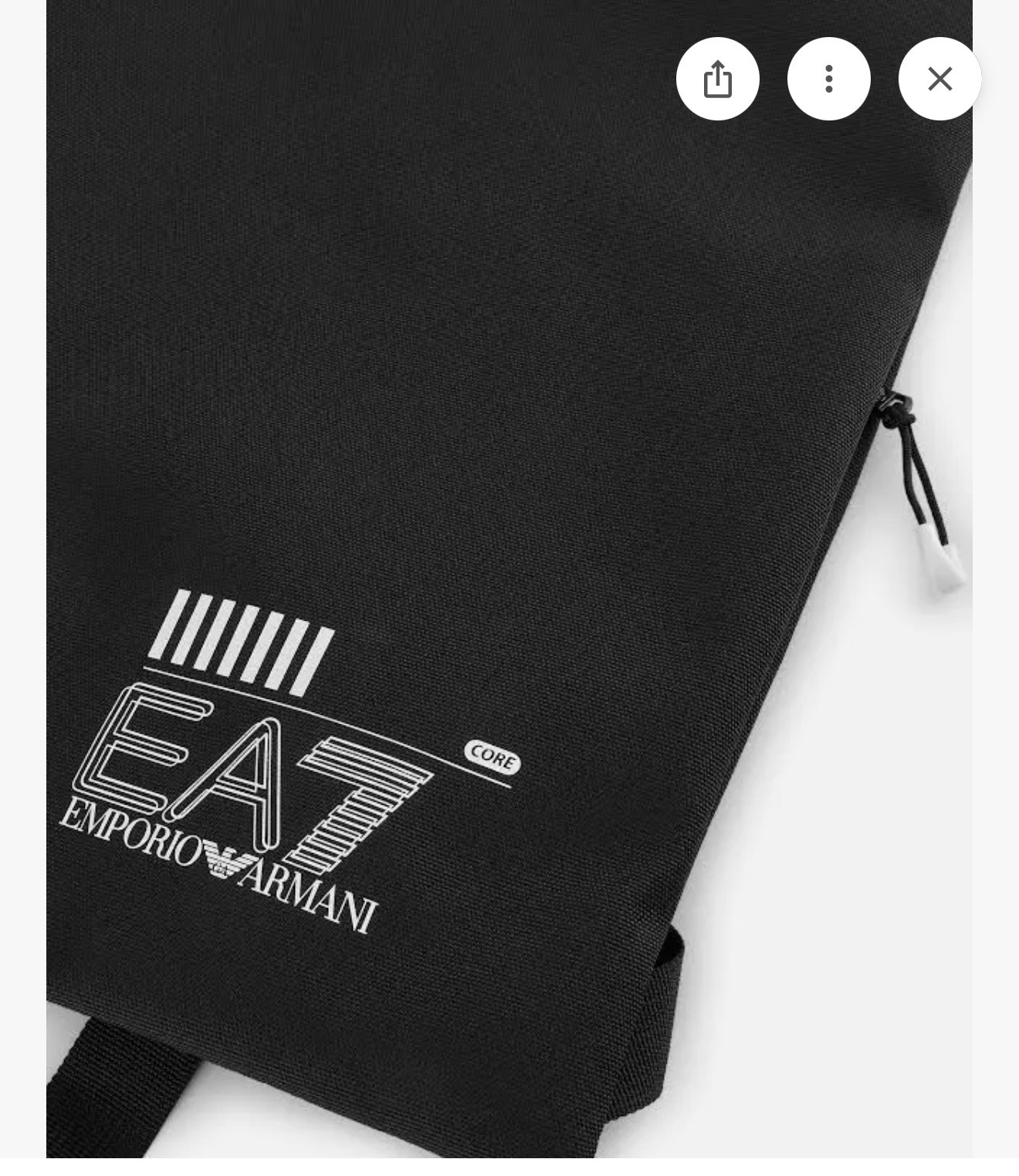 Emporio Armani EA7 Urban Drawstring Backpack for Men/Women Summer/Fall 2024