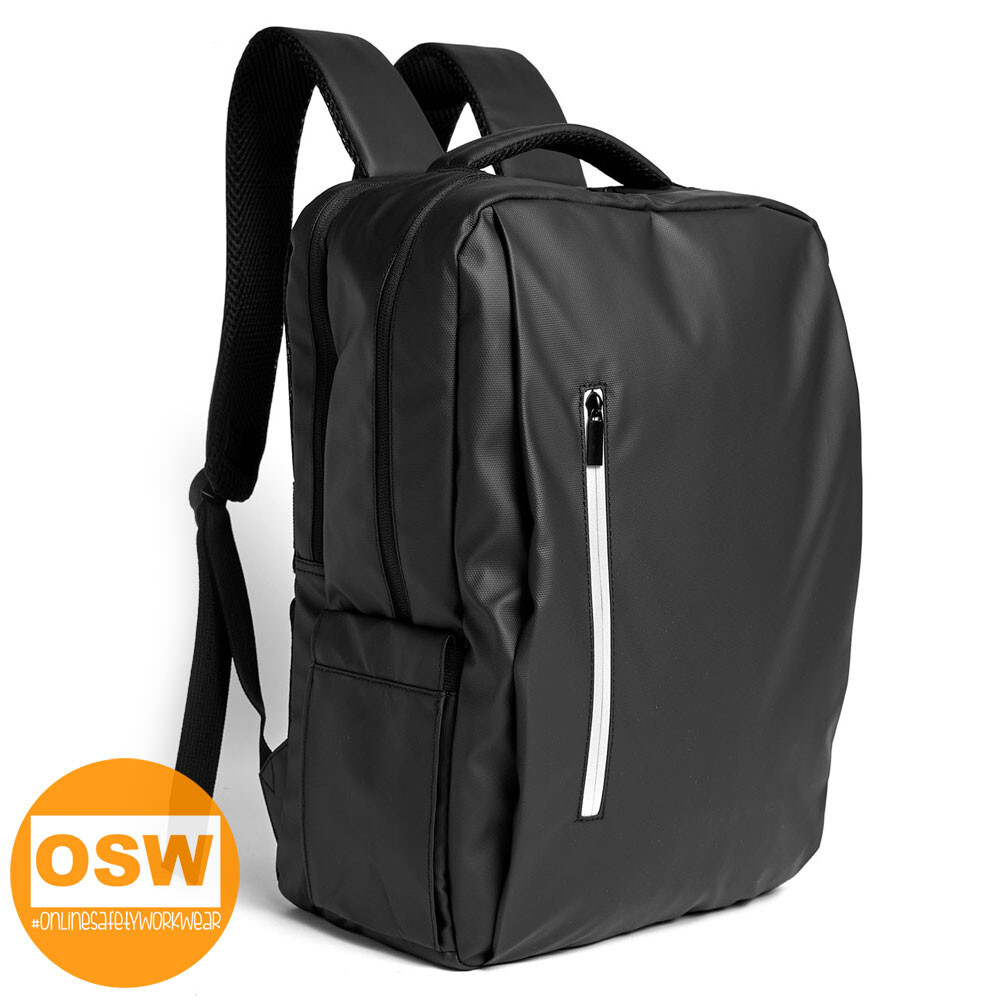 Black, Navy ELITE Water-resistant Luxury Work School Team Office Backpack