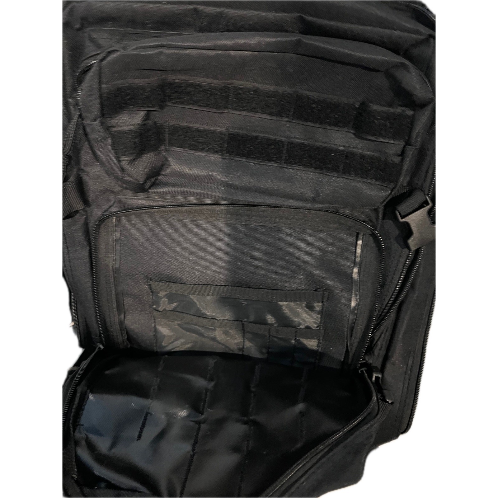No Label Tactical Black Backpack Medium 26L