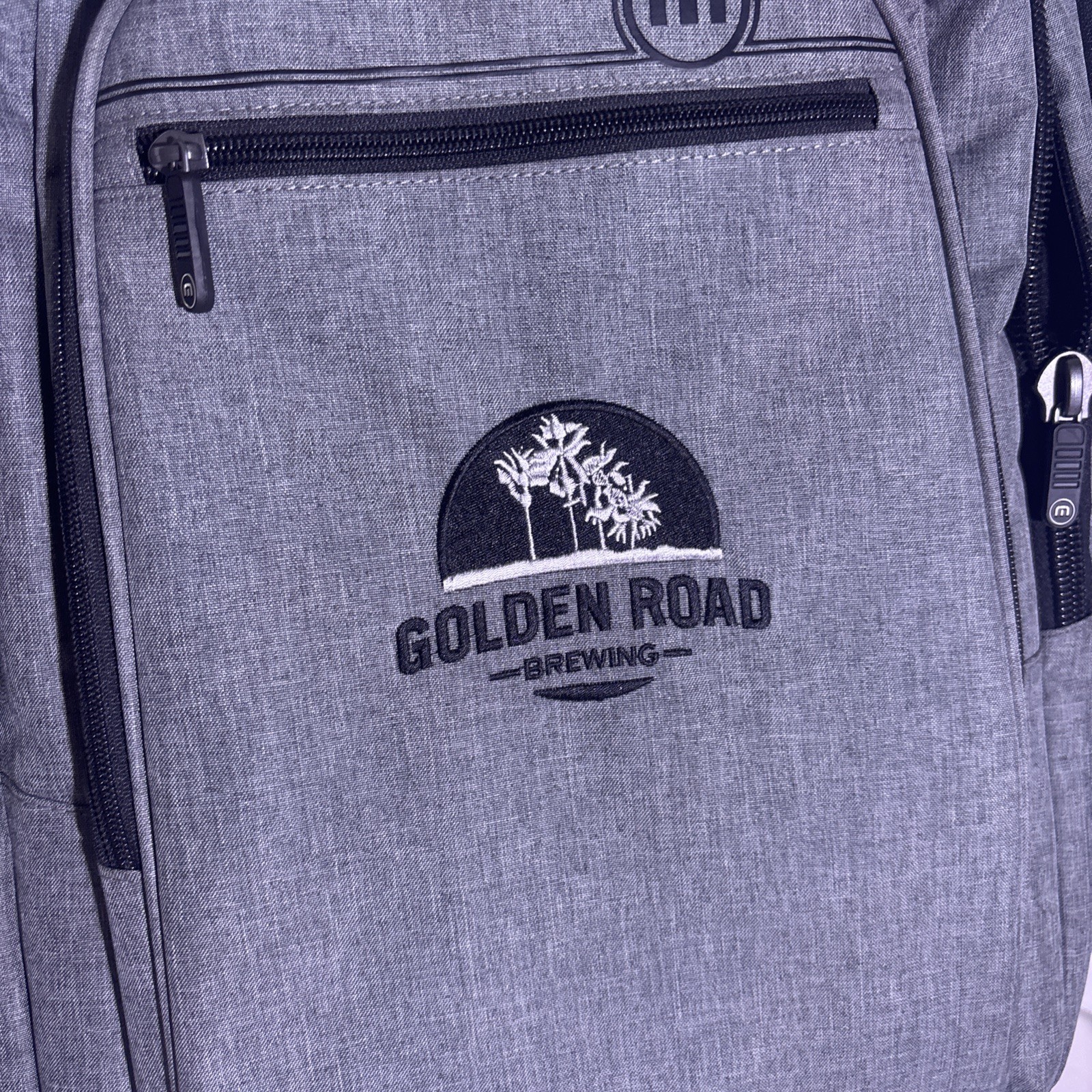 Travis Mathew The Go Laptop Backpack Gray Fleece Lined 12.5″x19.5″x6″