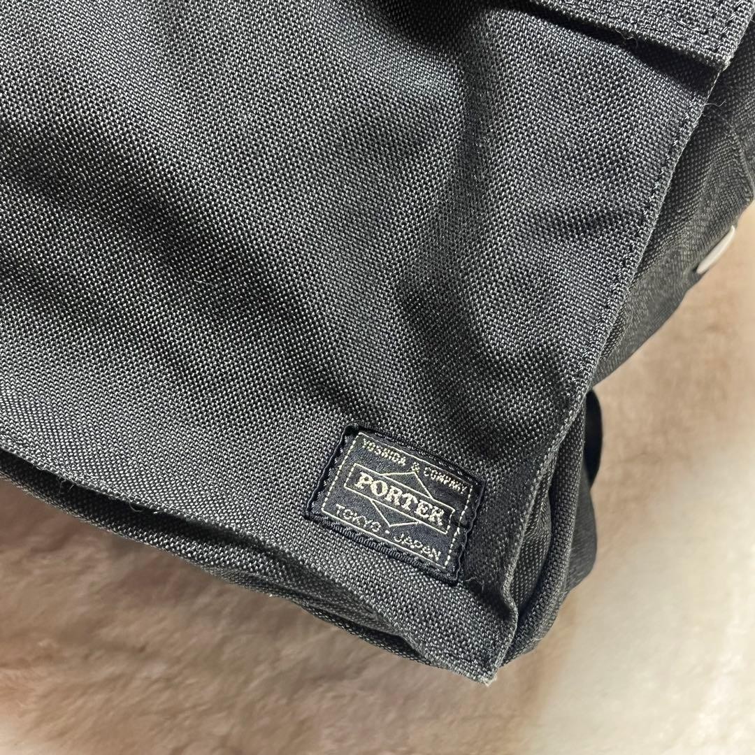 Porter SMOKY Boston Bag CORDURA Duffle Black Used Japan