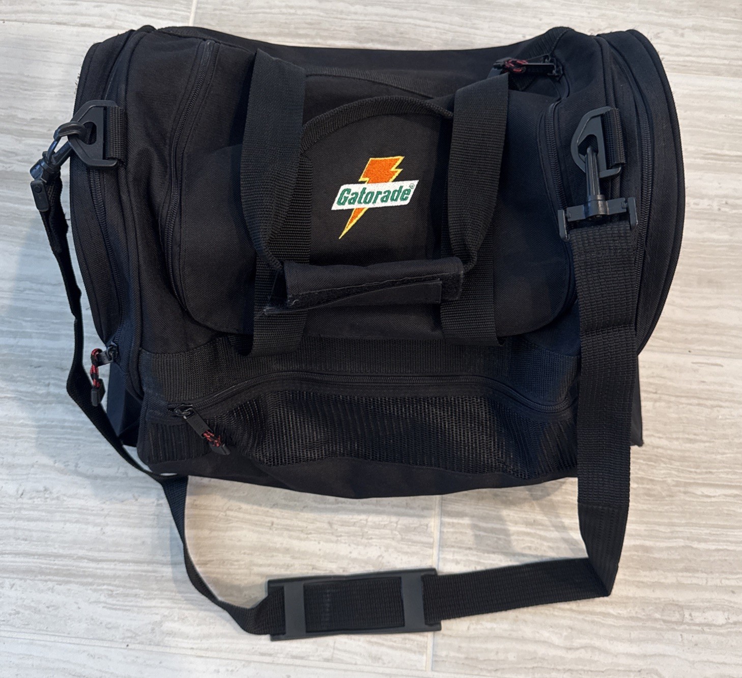 Gatorade & Publix Half Dome Black Duffel Bag Gym Sports Travel Carry
