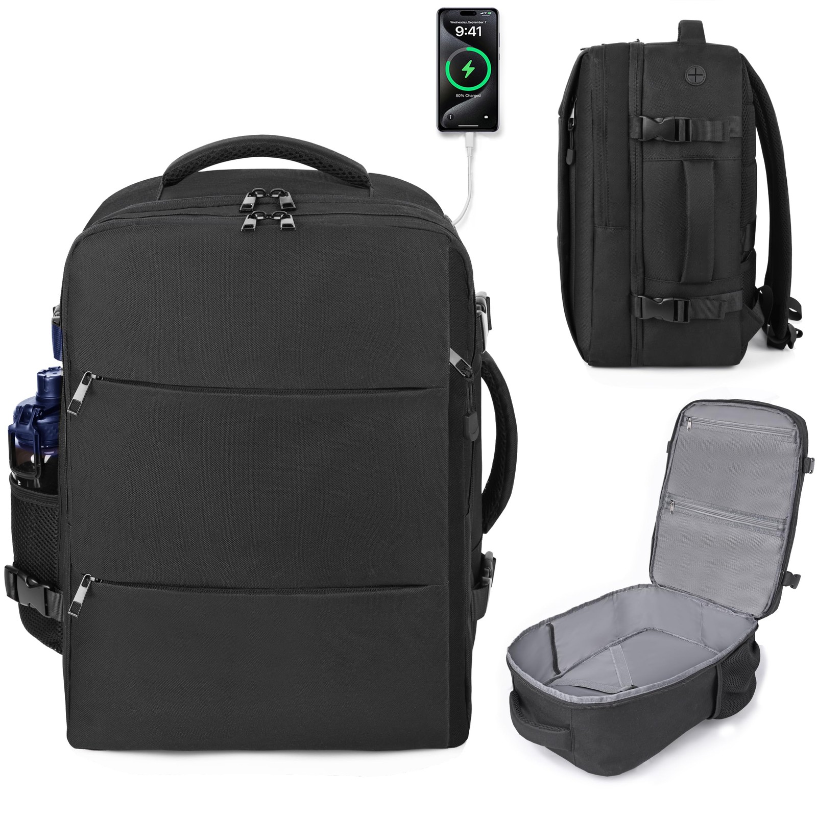 Travel Backpack for Men Women, 18x14x8 inches TSA Approved Carry On Backpack …
