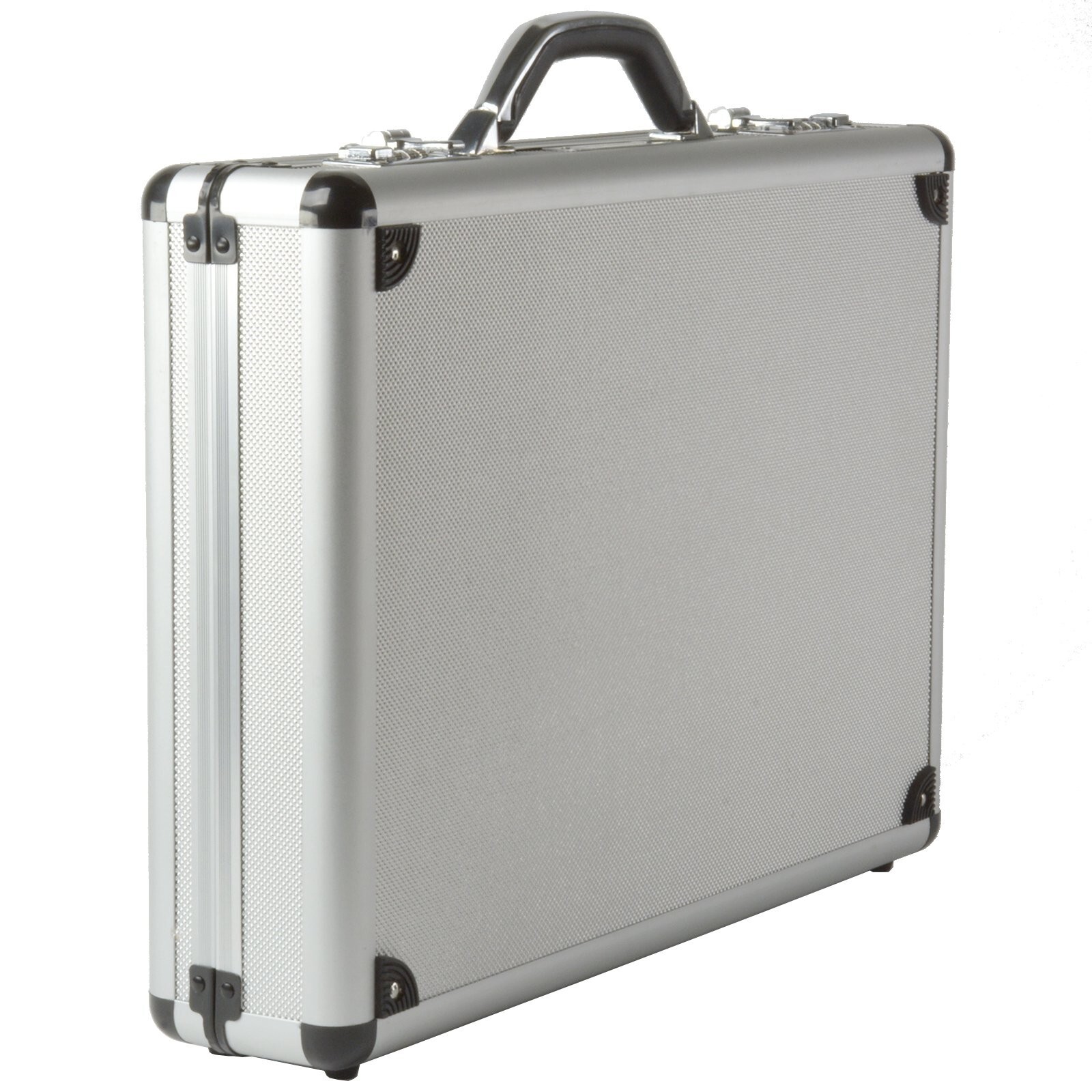 Alpine Swiss Aluminum Attache Case Padded Laptop Briefcase Combo Lock Hard Si…