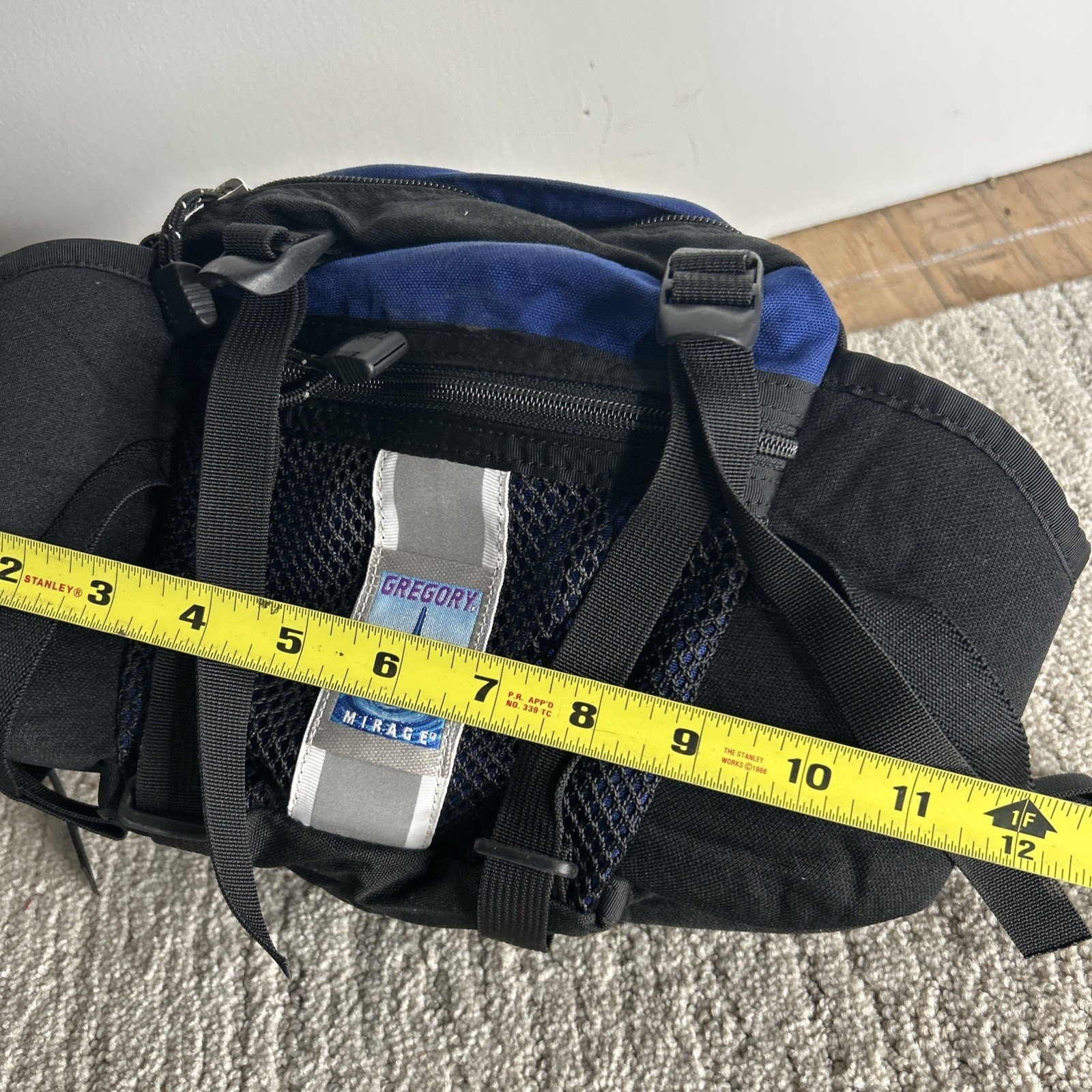 Vintage Gregory Mirage Hydration Lumbar Fanny Pack Black Blue Made In USA