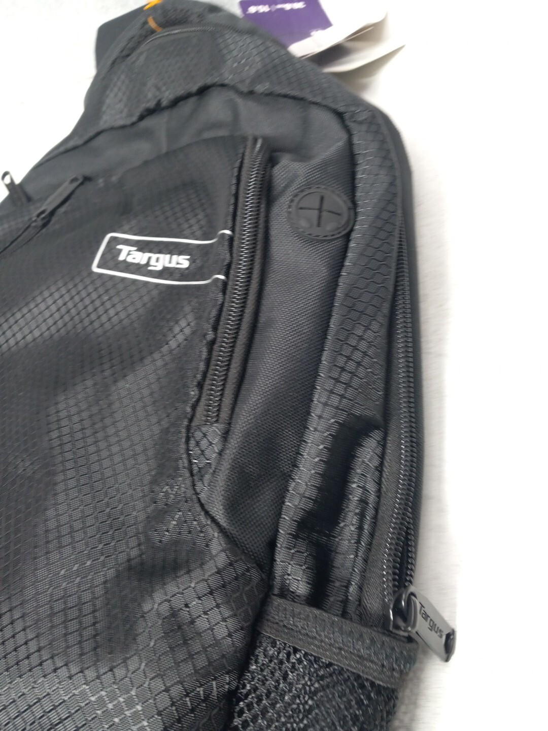 Targus Lightweight Black Sport Back Pack Travel Bag 12 x 5 x 17in