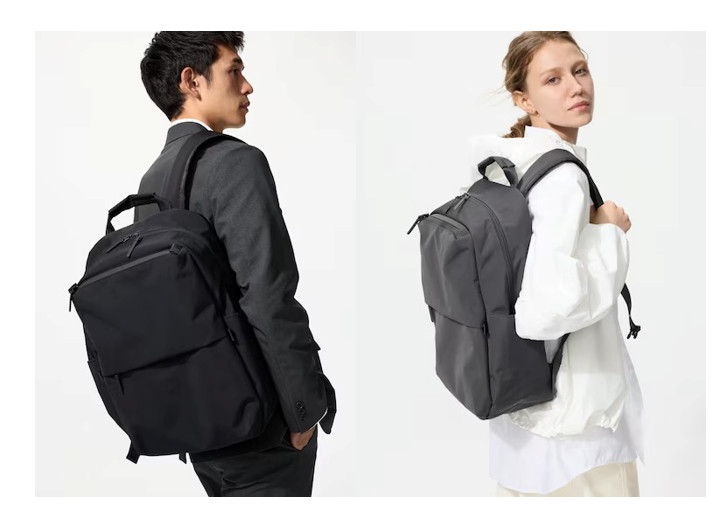 UNIQLO Functional Backpack 23L Water-Repellent 2Colors Unisex School Work New