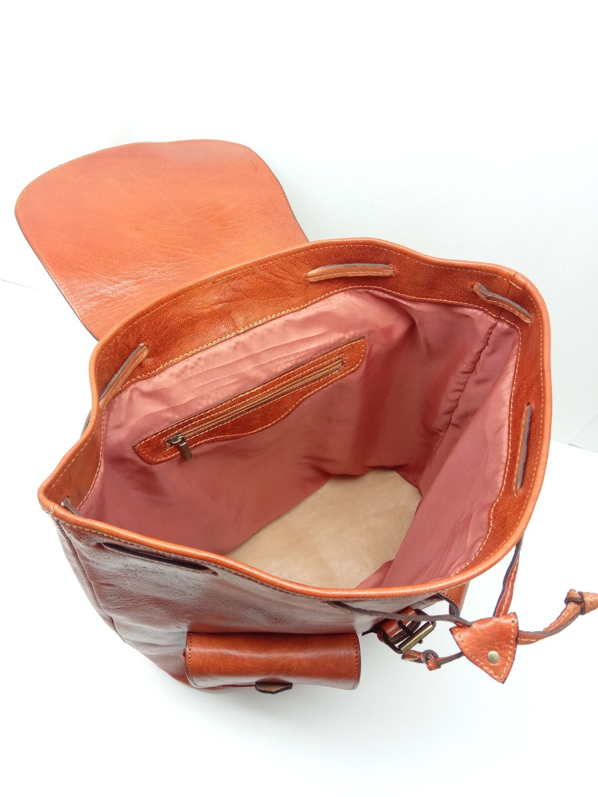 Messenger Bag – Backpack Genuine Leather – Handmade in Morocco – Large 24″x20″