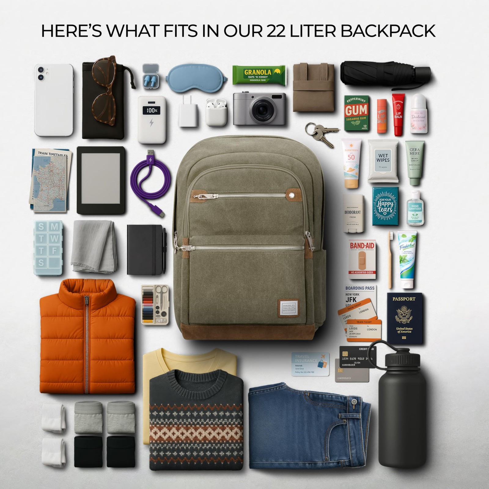 Anti-Theft Heritage Backpack