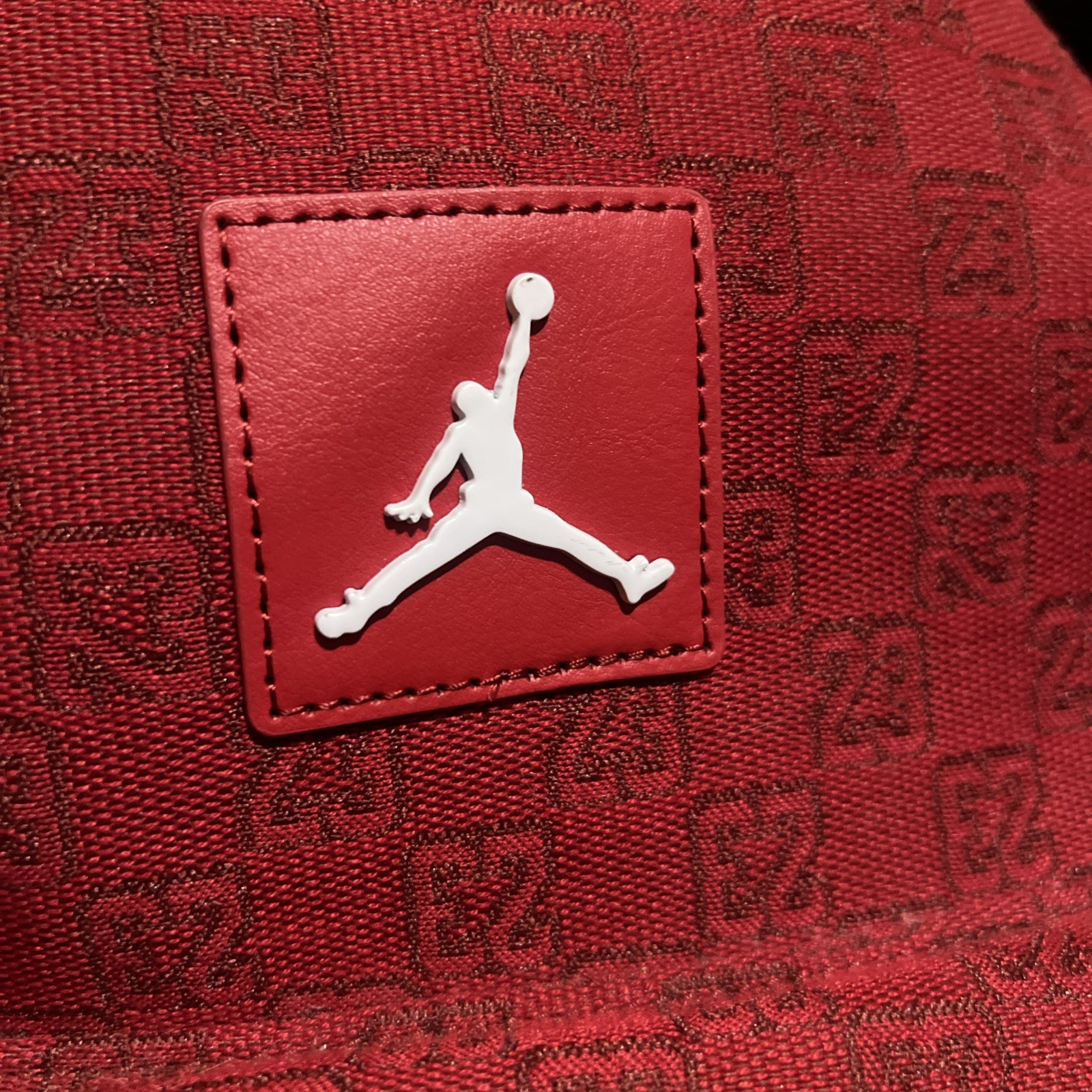 Jordan Monogram Backpack Red Full Size