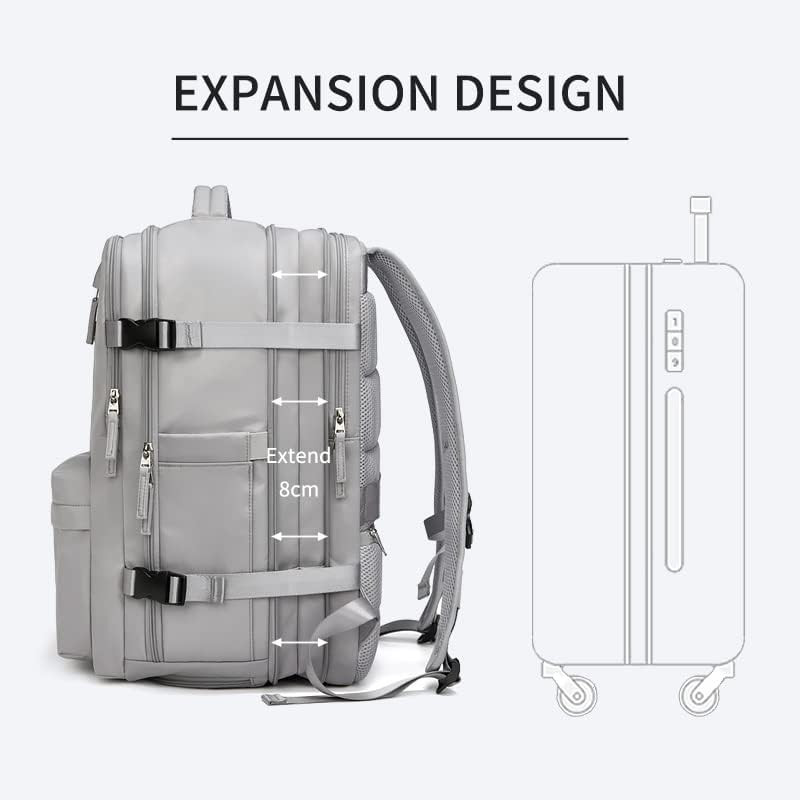 Women Travel Backpack,16 Inch Expanded 39L USB Charging Business Laptop Backpack