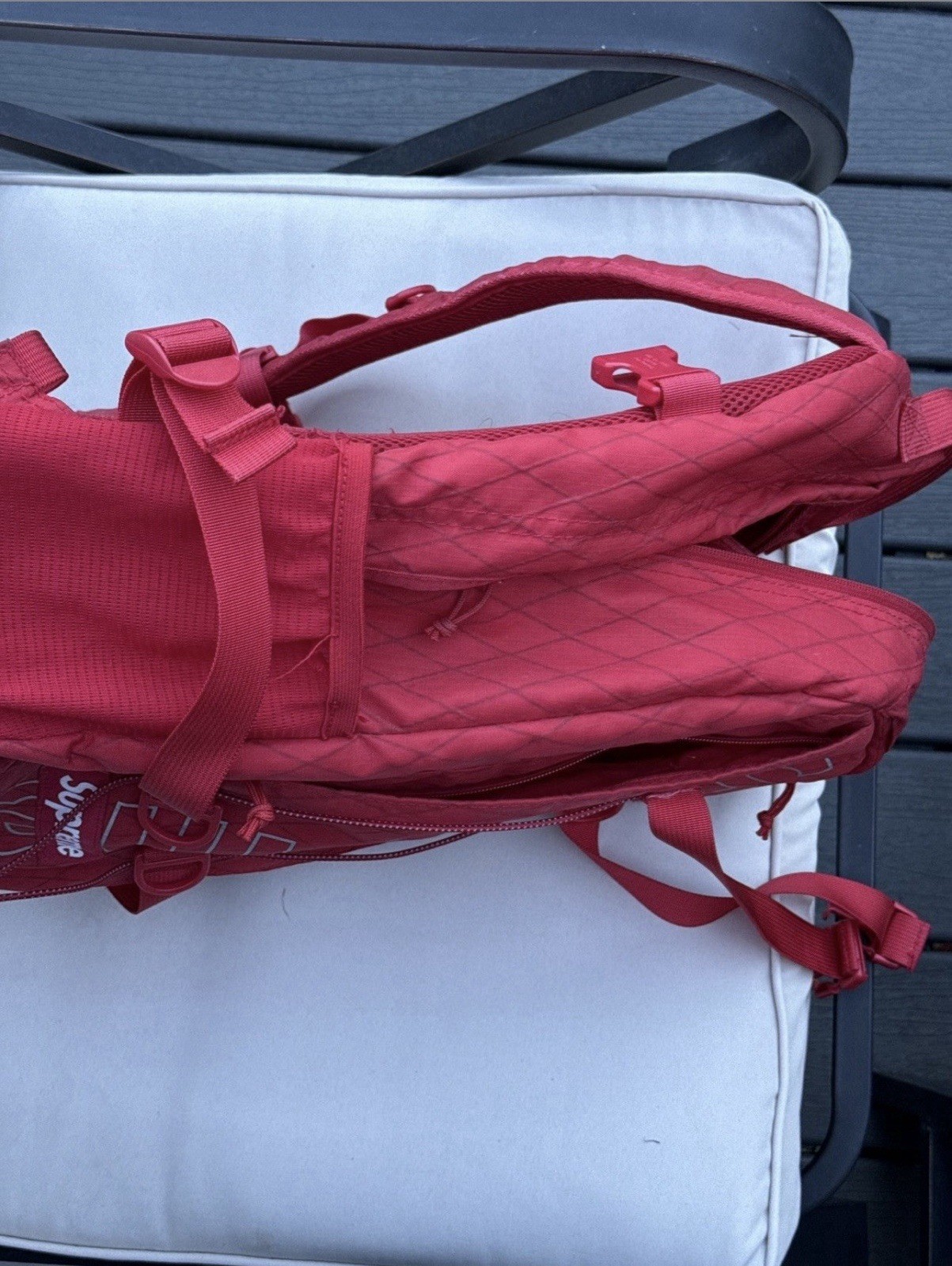 Supreme Red Backpack Zip | 7 Day shipping