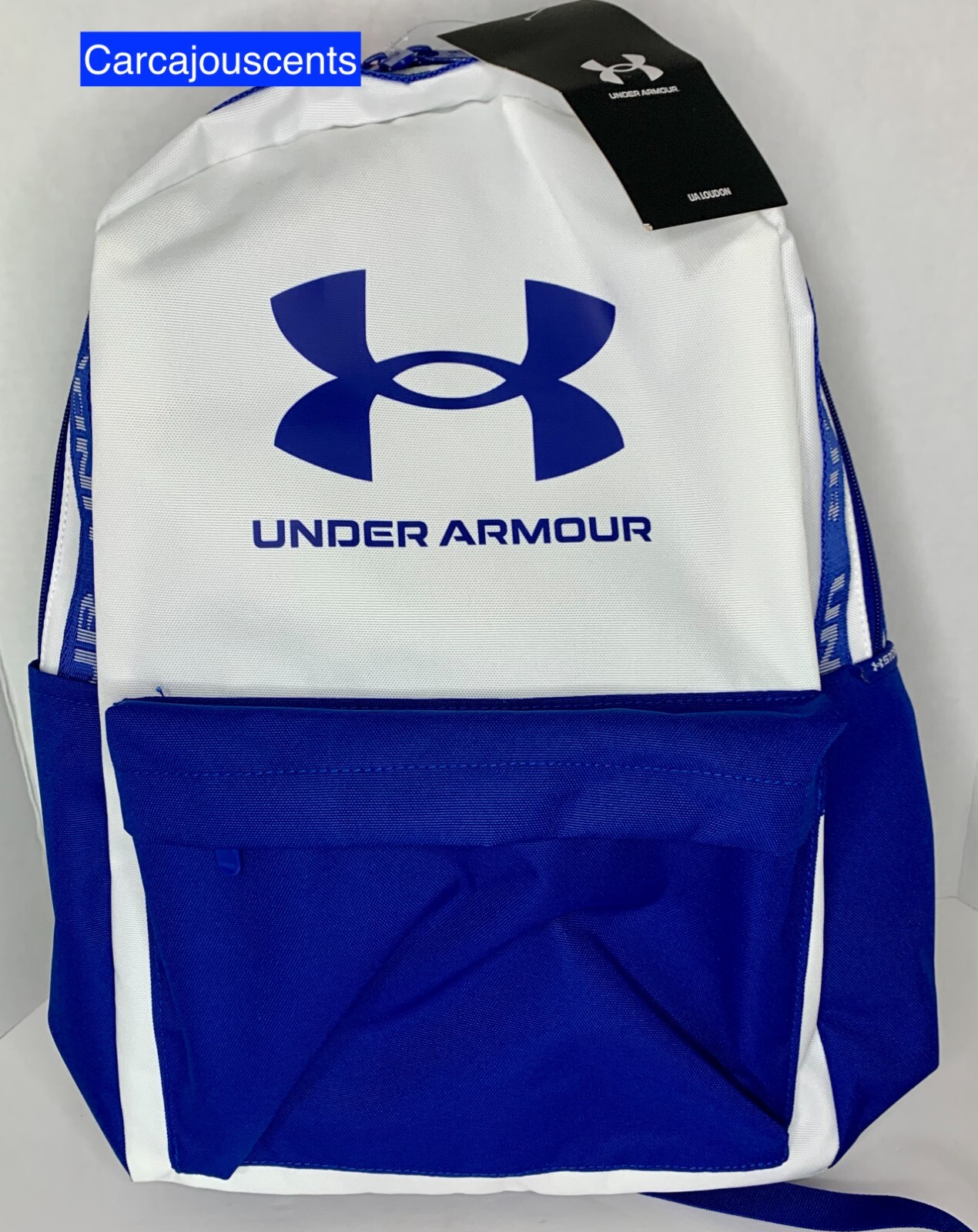 Under Armour Loudon Backpack White Blue #1364186-101