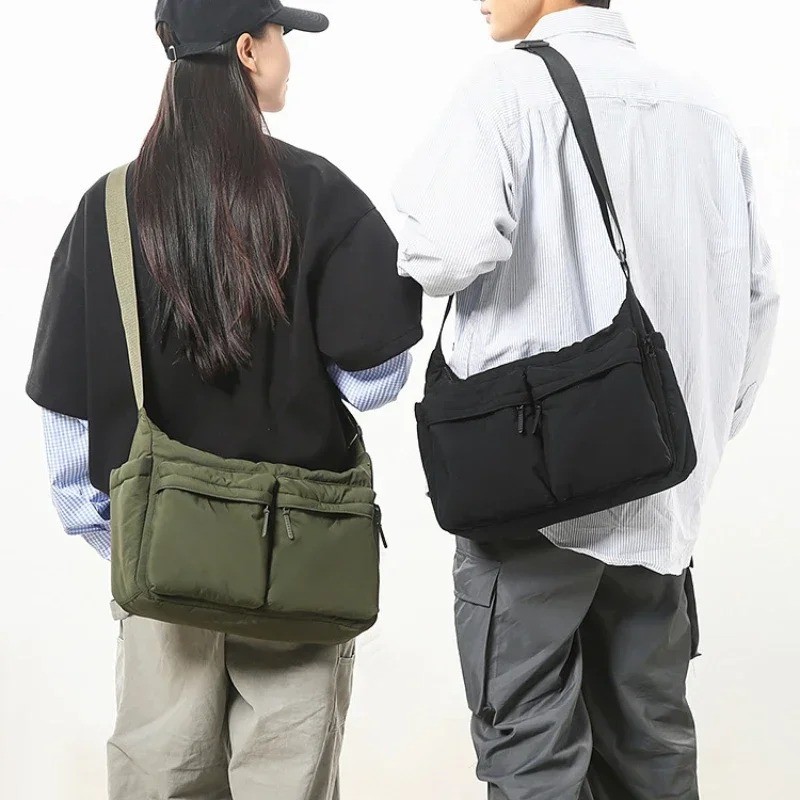 Uniqlo Multi Pocket Shoulder Bag 2 Colors Handbag For Men Messenger Bag
