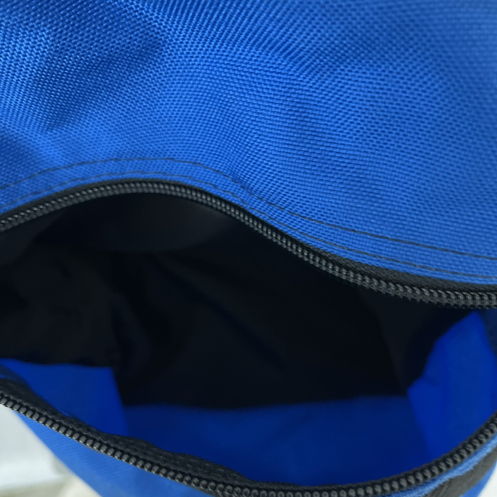 L.L. Bean Blue Fabric Zip Around Outdoor Adventure Duffle Bag