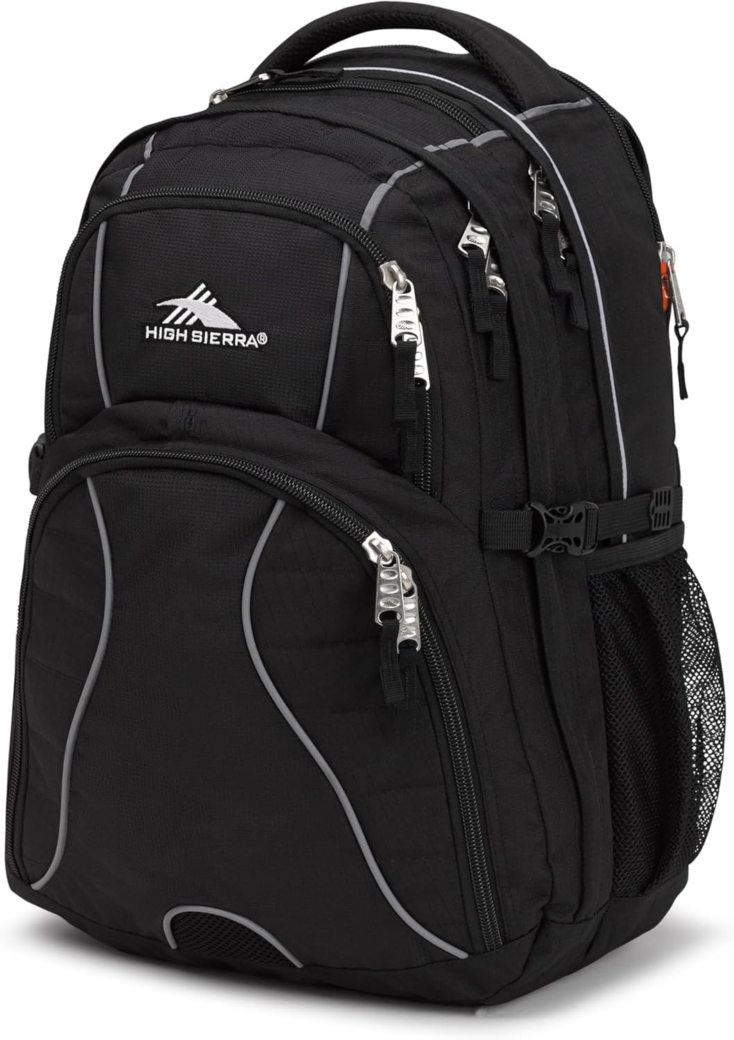 Swerve Black Laptop Backpack – Stylish, Durable & Perfect for All Sizes