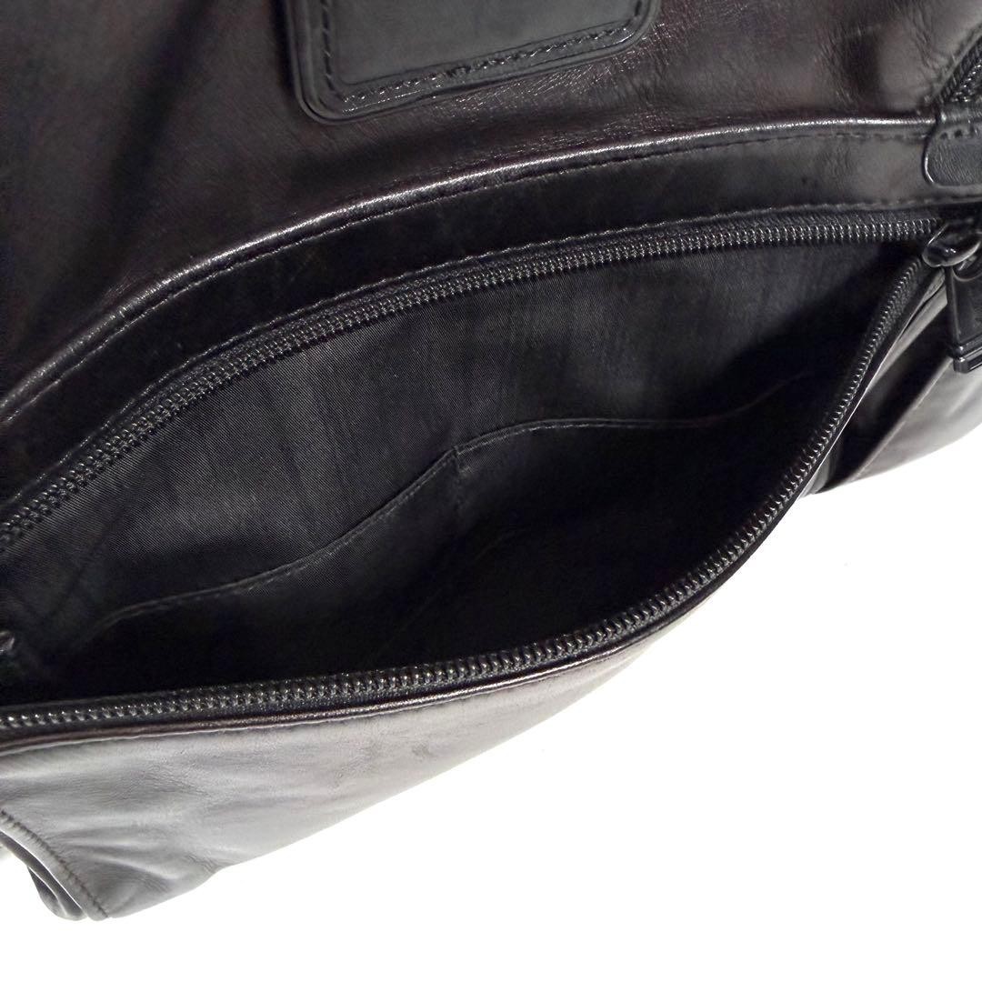 Excellent condition TUMI business bag 2way all leather black 96114DH