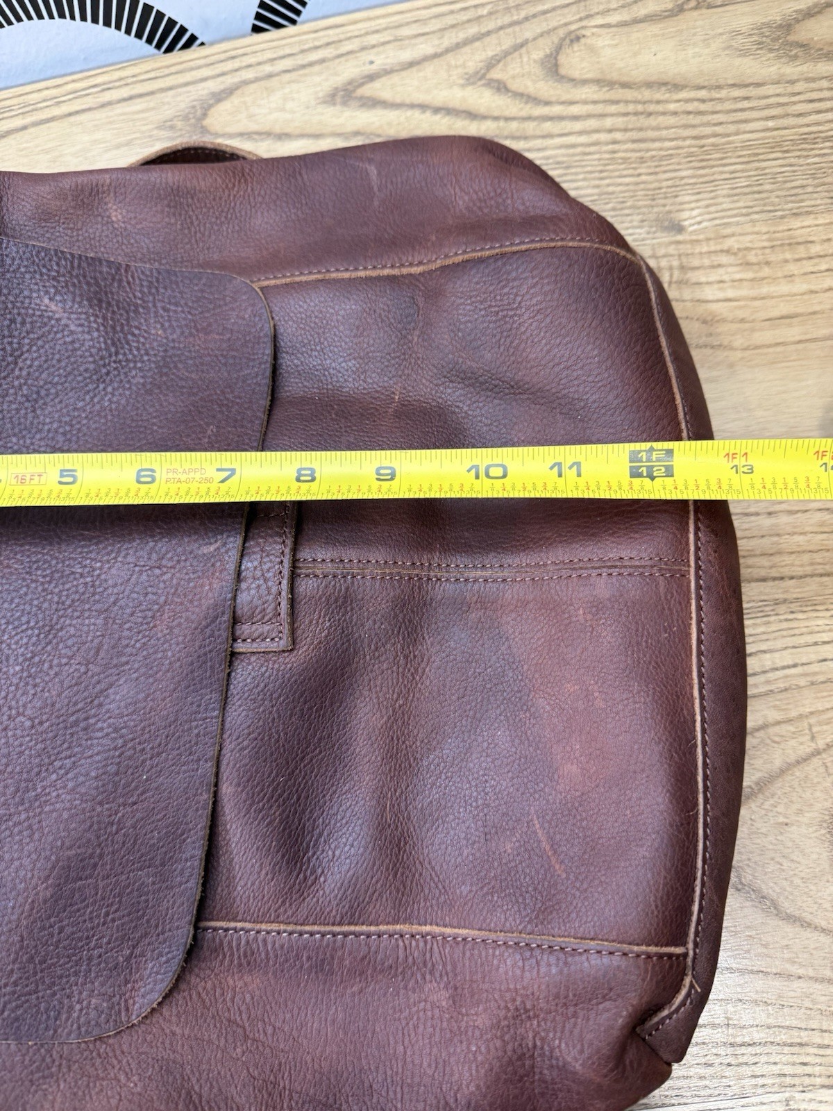 DULUTH TRADING Lifetime Leather Brown Convertible Backpack Crossbody Bag Purse