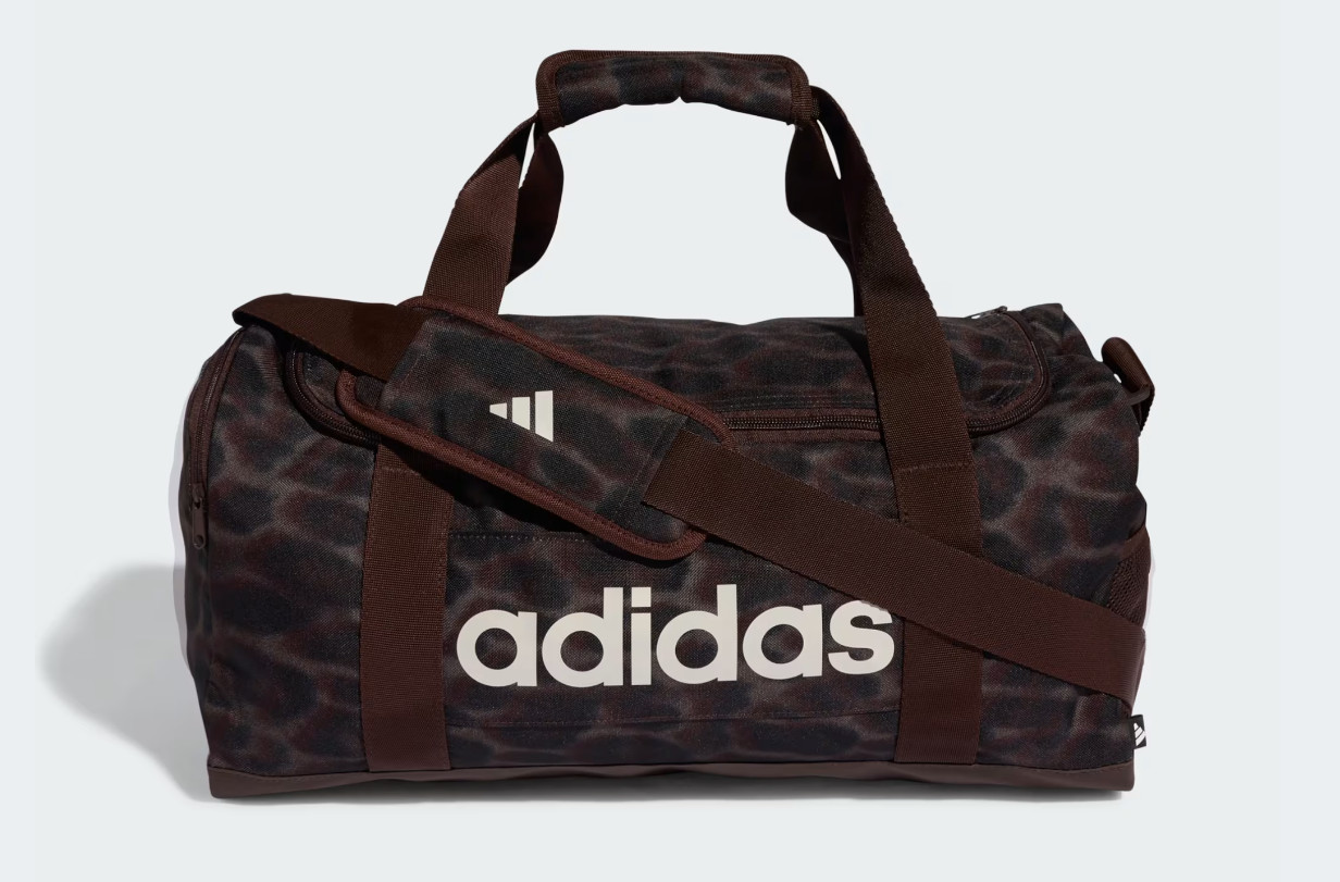 Adidas Linear Graphic Duffel Bag Small Unisex Gym Training Sports Bag NWT KD2179