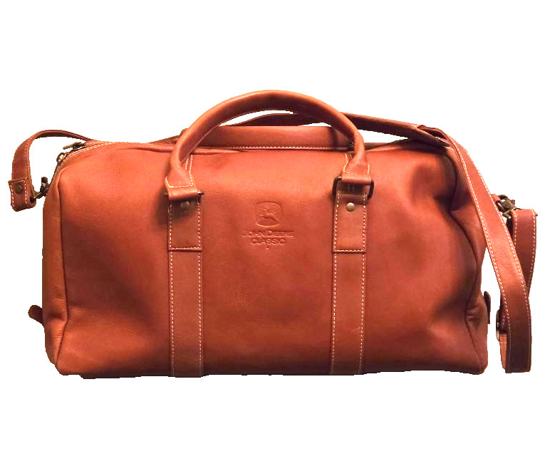 Links & Kings Double Handles Crossbody Duffle Bag FLAWS
