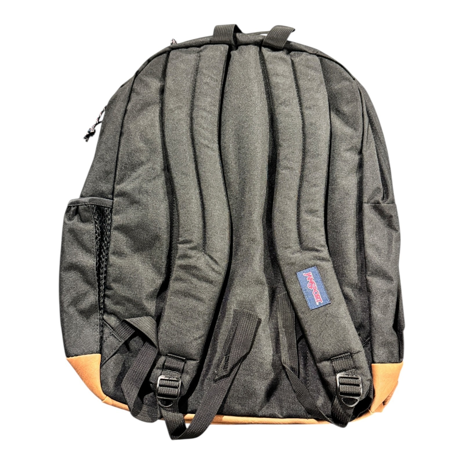 JanSport Cool Backpack Black 15” Laptop Sleeve 2 Compartment School Travel Bag