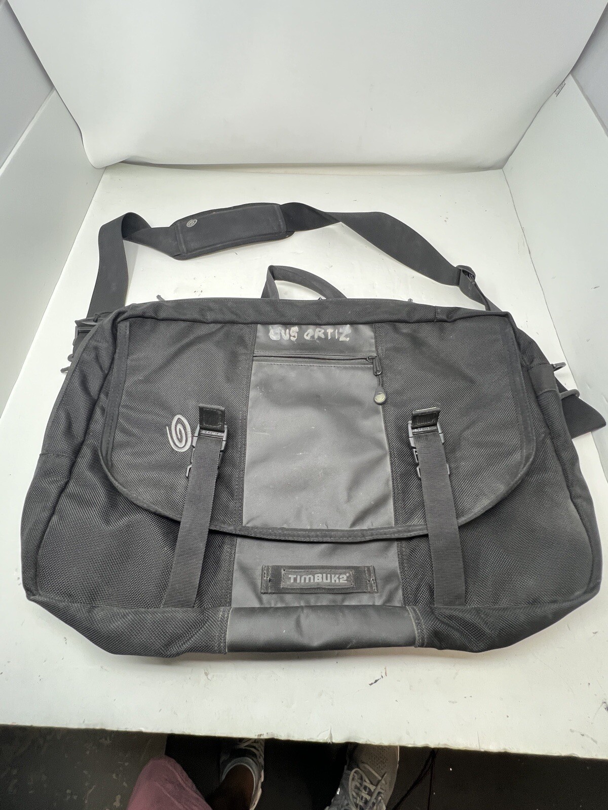 New Timbuk2 Laptop Messenger Bag, Multi Large Black 21” X 15” Black