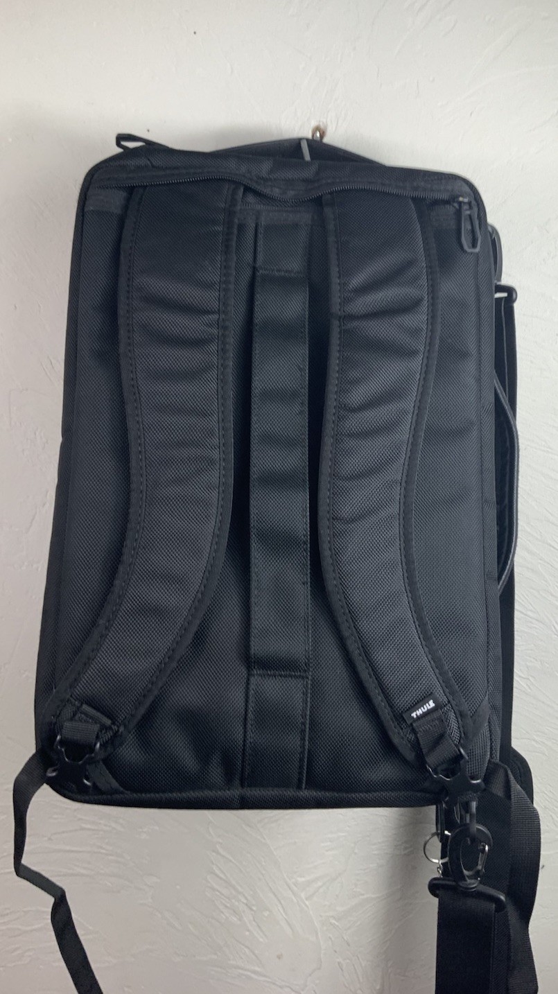 Thule Convertible Laptop Bag Briefcase Backpack Black Business
