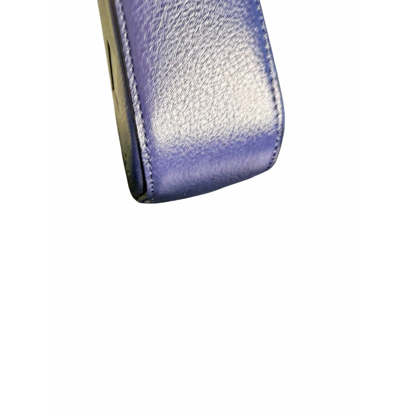 MCM NWT Klassik Monogram Embossed Leather Crossbody Bag in Navy Blue