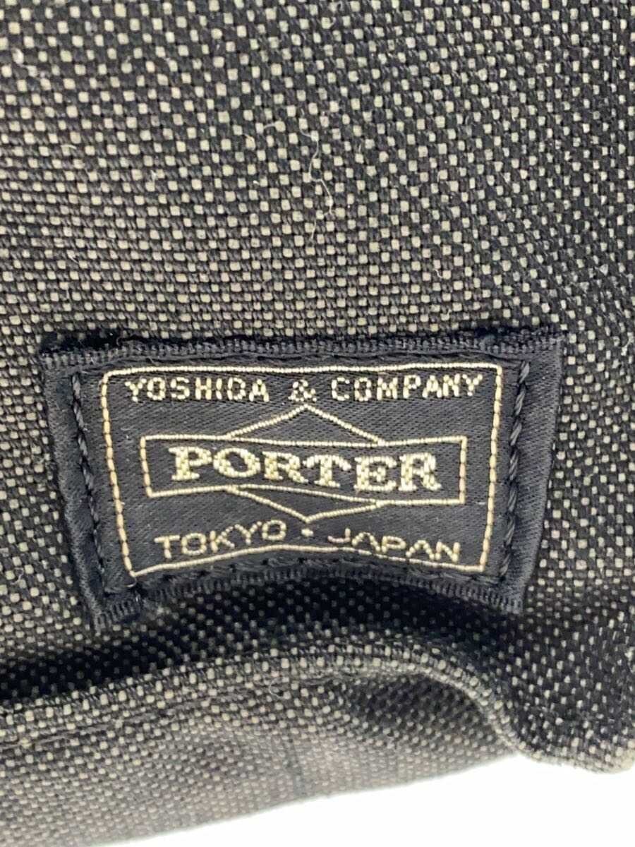 Authentic PORTER Black Shoulder Bag 6.5cm Wide 33cm High 18cm Deep