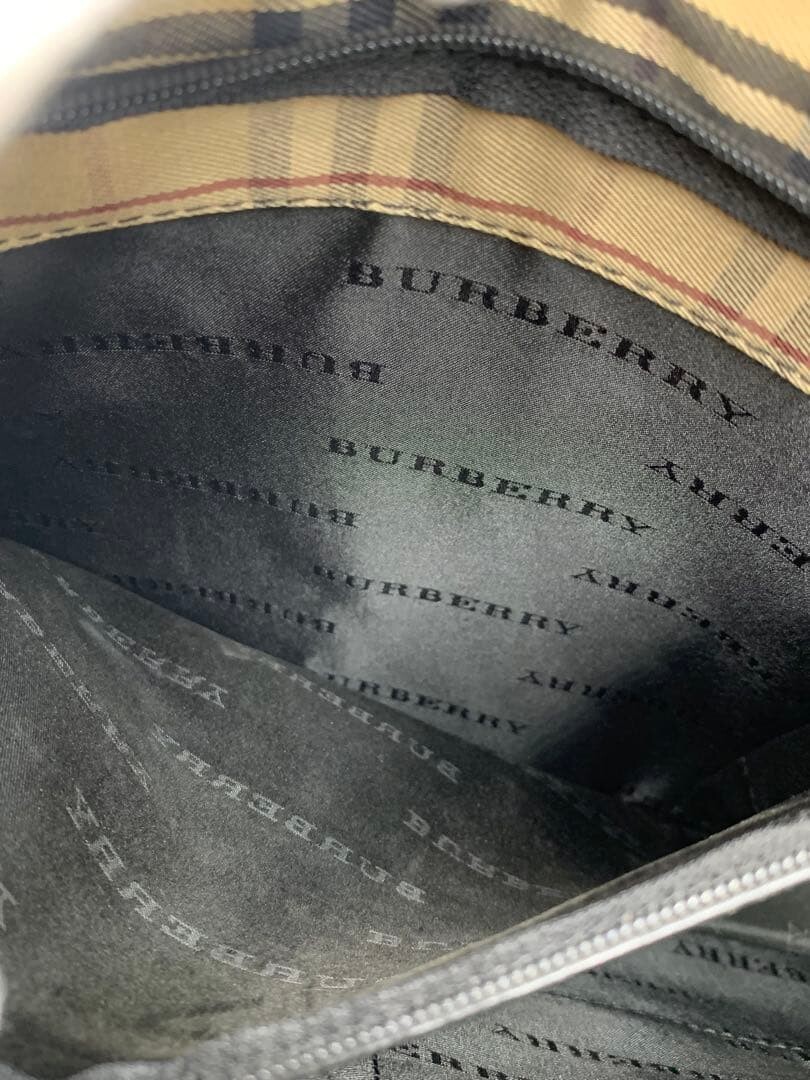 Burberry Black Nylon Nova Check Business Bag Men’s Briefcase Large 42cm 30cm