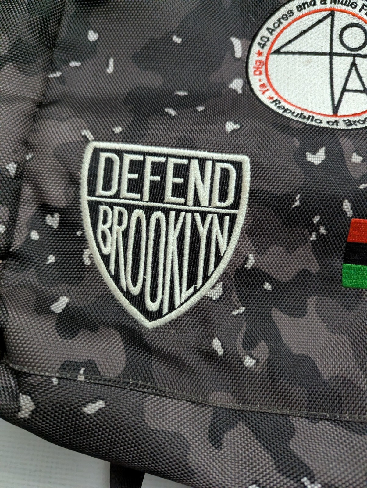 Spike Lee X Sprayground Backpack Defend Brooklyn 40 Acres And A Mule Sho-Nuff