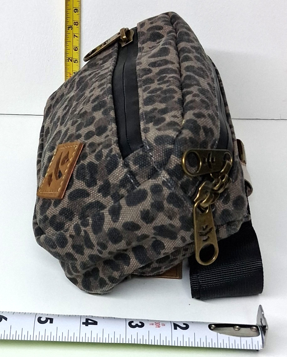Revelry Companion Smell Proof Water Resistant Carbon Lined Fanny Pack Cheeta