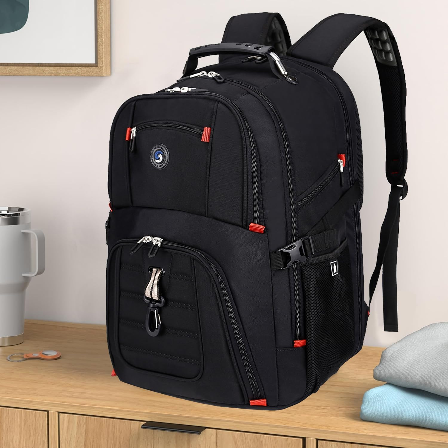 Extra Large 50L Travel Laptop Backpack 17 Inch