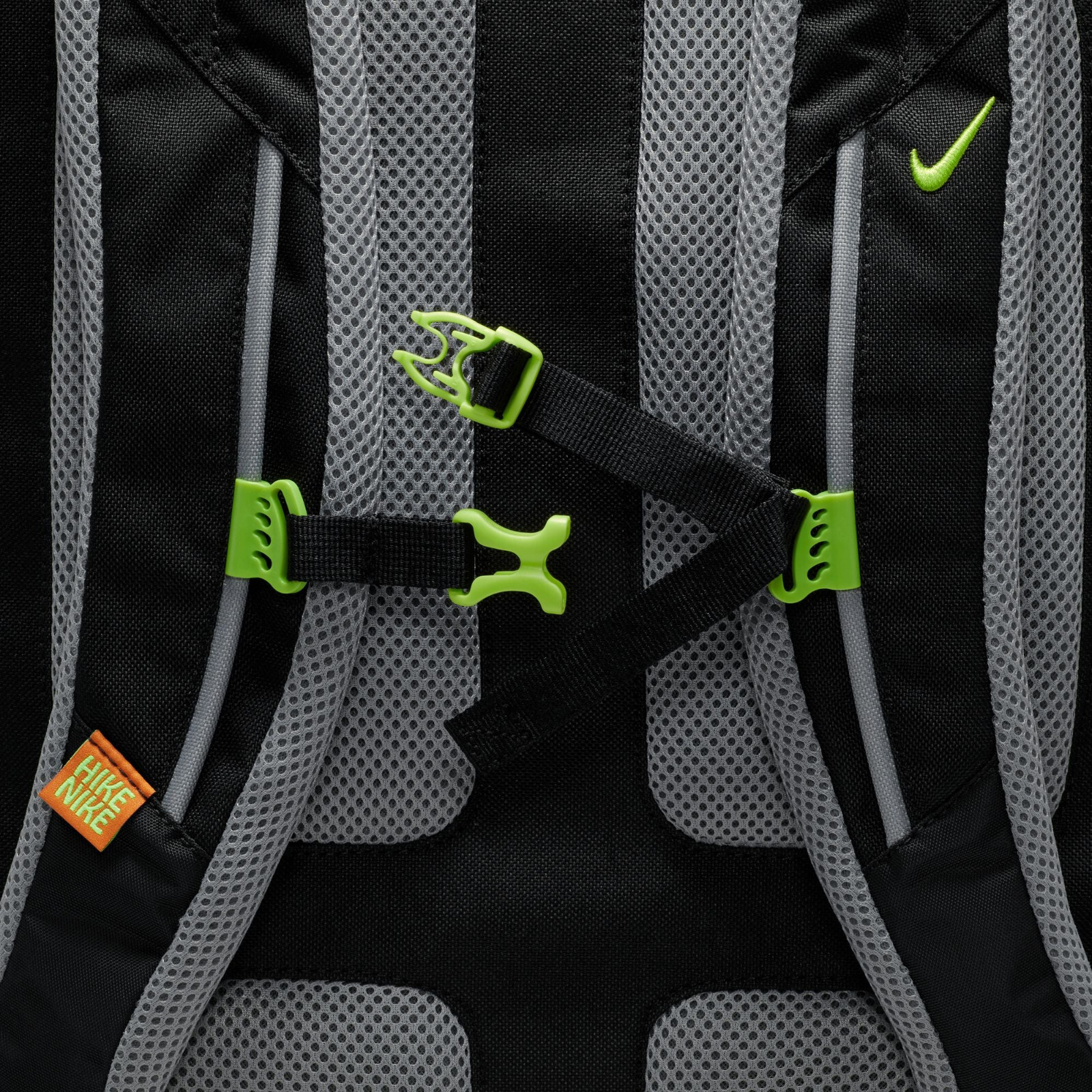 Nike Dri Fit Backpack Hike Day Pack 24L Bag Black Volt Travel Gym DJ9678 010 NEW