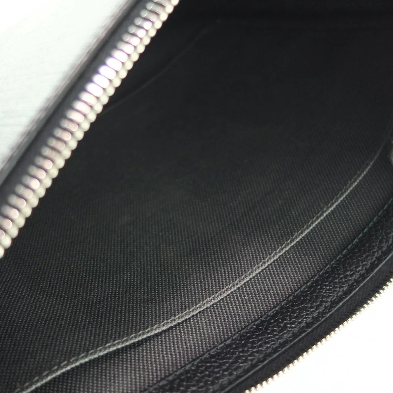 Gucci Clutch Bag 768374 GG Supreme Gray Black Used
