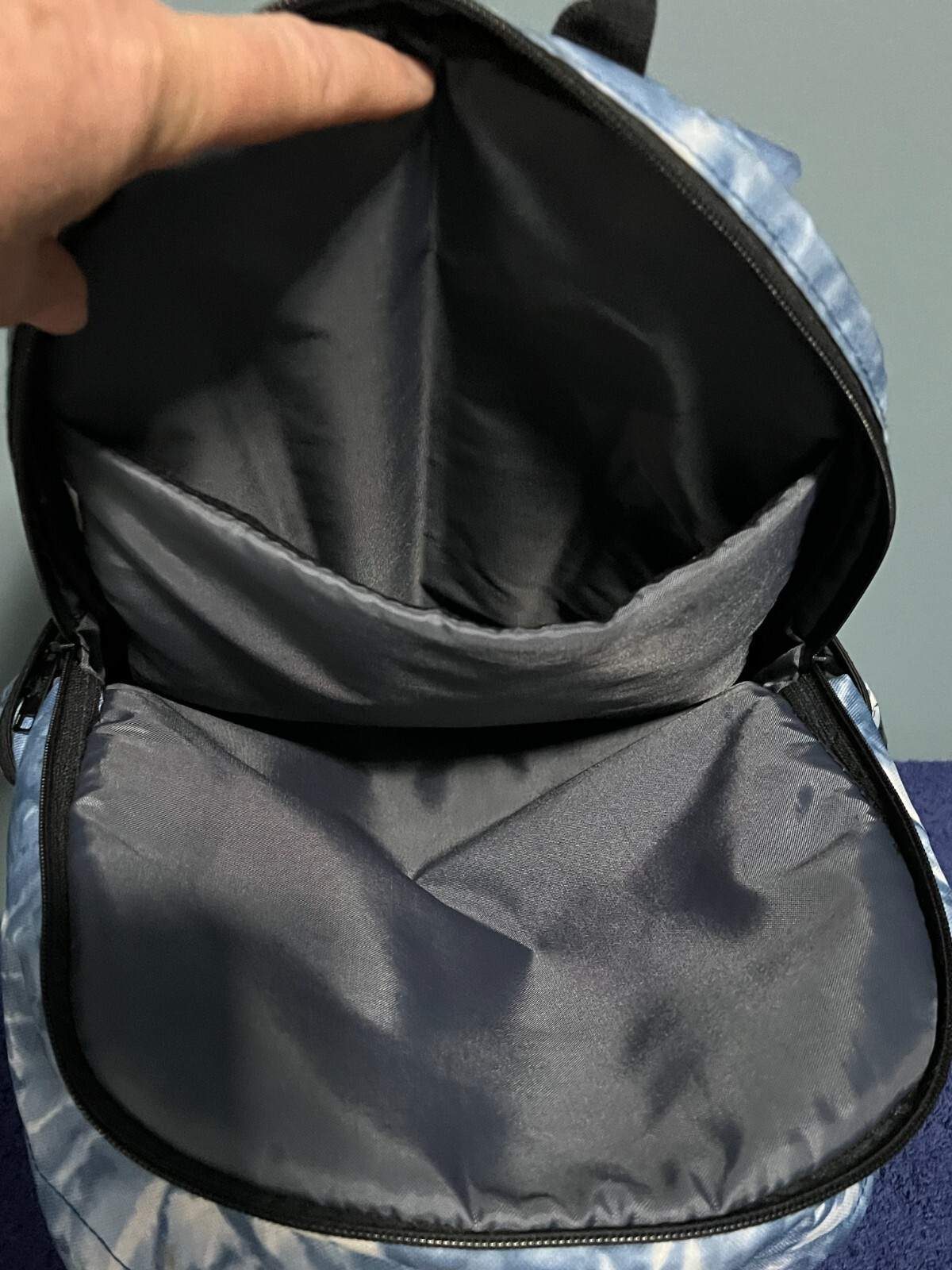 ADIDAS BLUE TIE DYE BACKPACK LAPTOP CASE