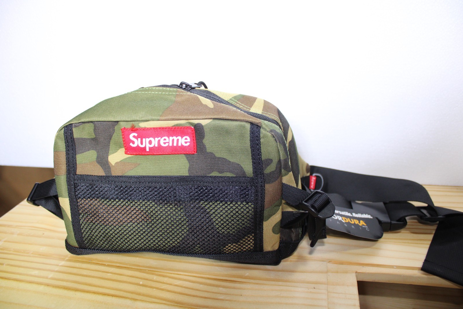 Supreme Contour Hip Waist Bag Woodland Camo 2015