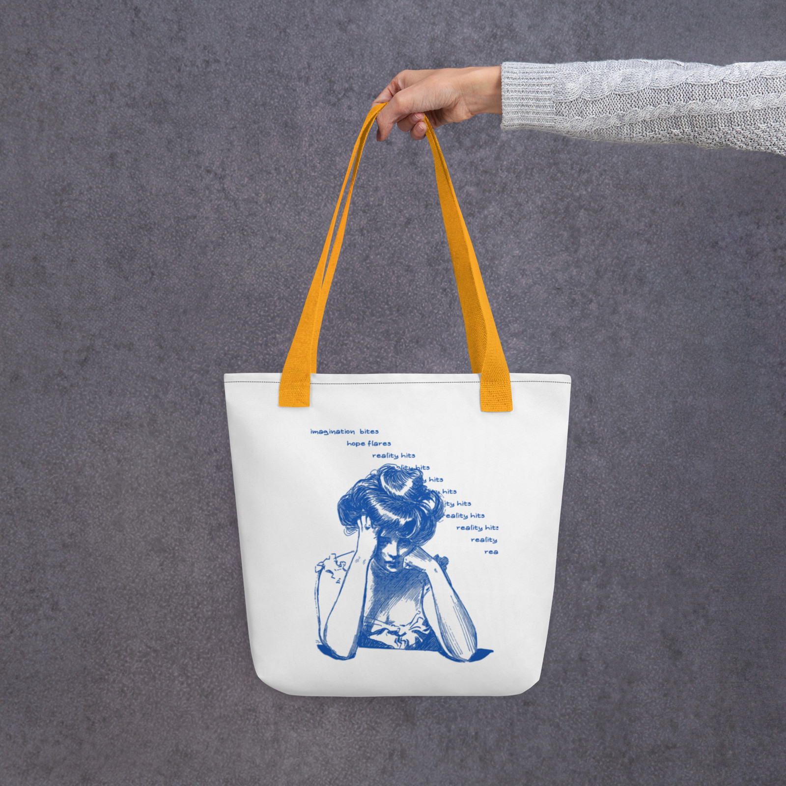 Reality Hits (On Repeat) – Tote bag