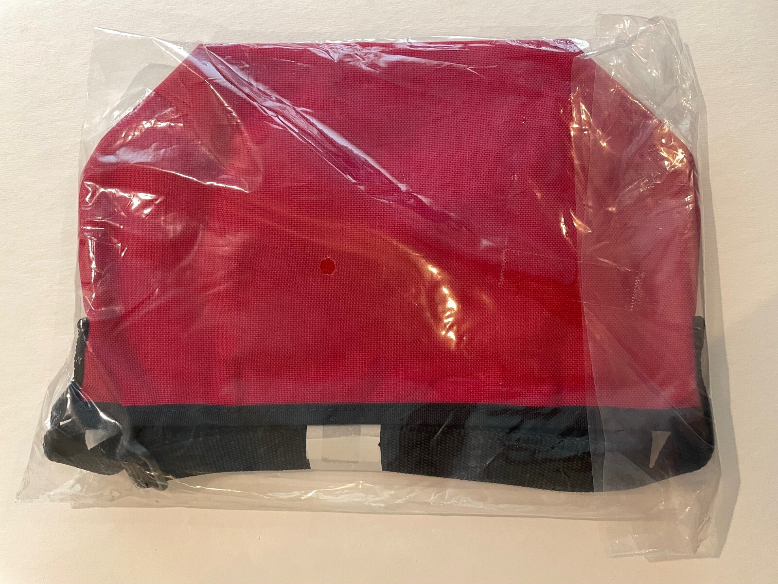Manhattan Portage Mini Nylon Messenger Travel Bag Water-Resistant Red