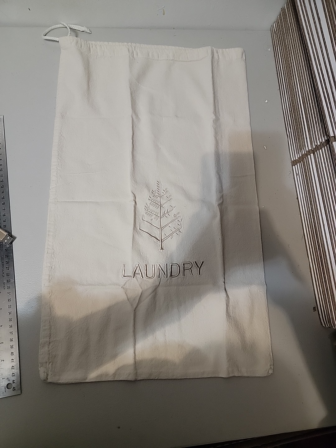 15″ x 24″ Large Cotton Canvas Laundry Bag Travel Camping US Seller