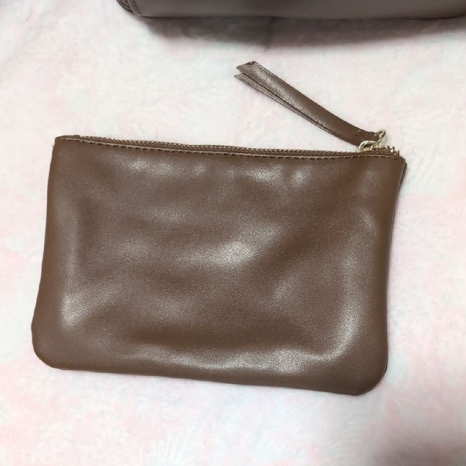 Juicy Couture Brown Logo Mini Backpack with Bow Accent