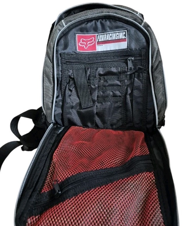 y2k Fox Racing Motocross Tech Backpack Small 12″