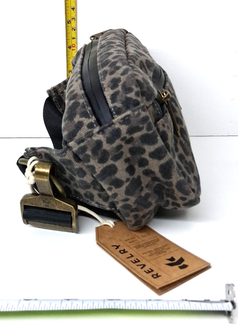 Revelry Companion Smell Proof Water Resistant Carbon Lined Fanny Pack Cheeta