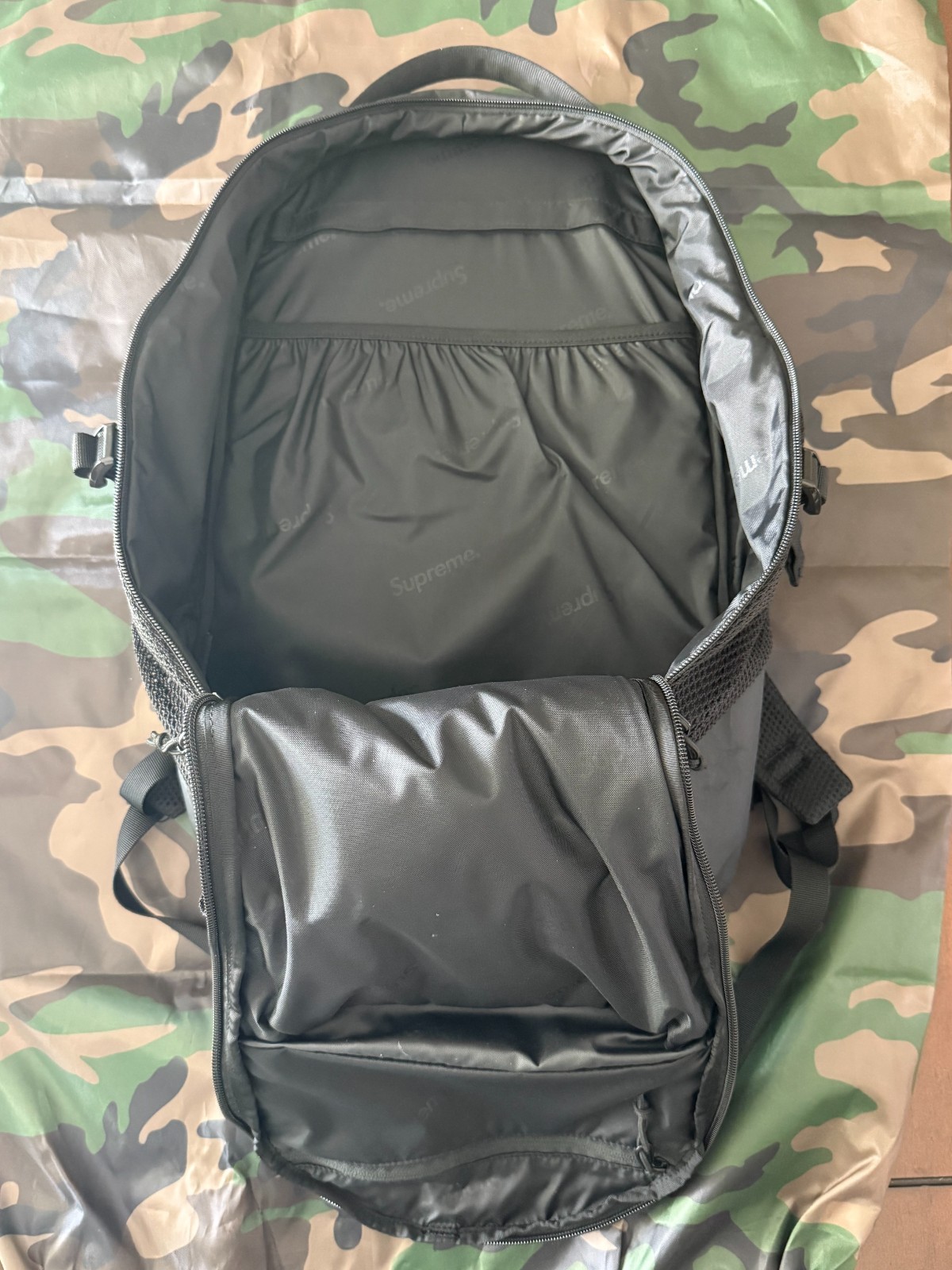 Supreme FW23 3D Logo Backpack Black Box Logo (USED)