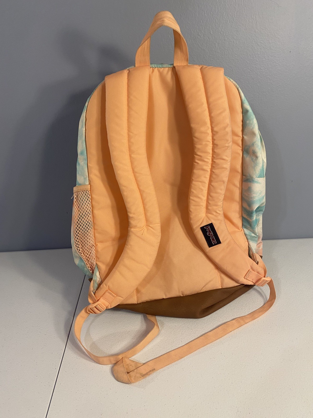 Jansport Backpack Tie Dye Color Splash Pattern Padded Shoulder Straps