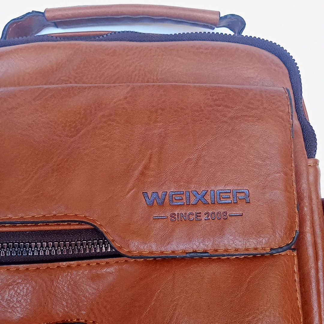 Weixier Service Bag Crossbody JW Ministry Missionary Bible Messenger Brown PU